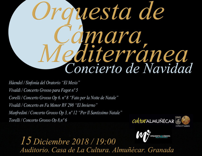 La Orquesta de Cmara Mediterrnea ofrecer este sbado el Concierto de Navidad en Almucar